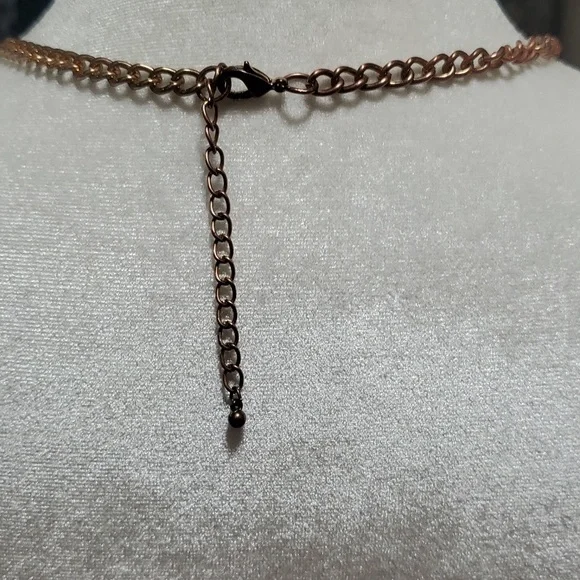 Estate Iridescent Crystal Necklace - Picture 2 of 2